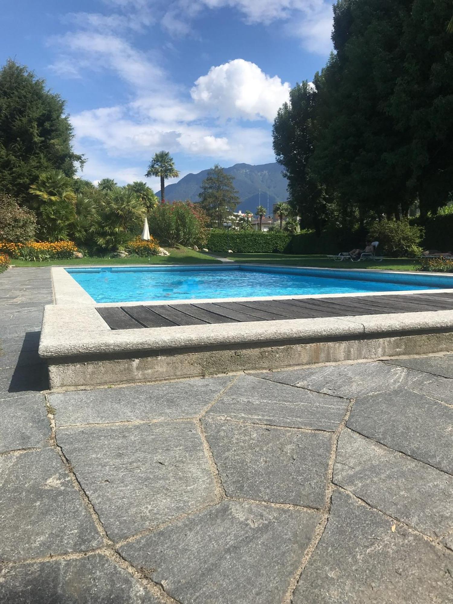 Ferienwohnung Mit Garten Und Pool In Ascona Exterior photo